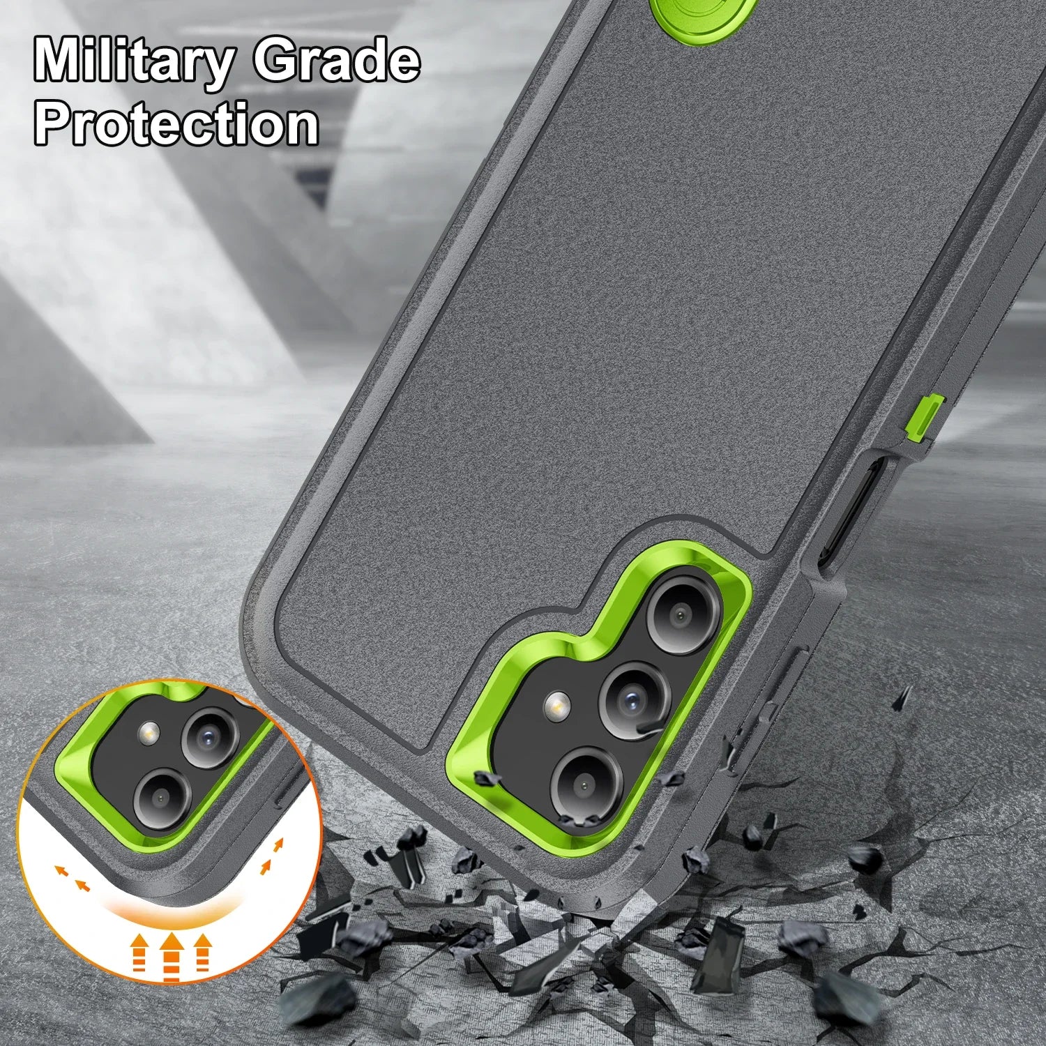 Samsung Galaxy A56 Case with Integrated Kickstand - Shock-Absorbing Cover Tidesmit