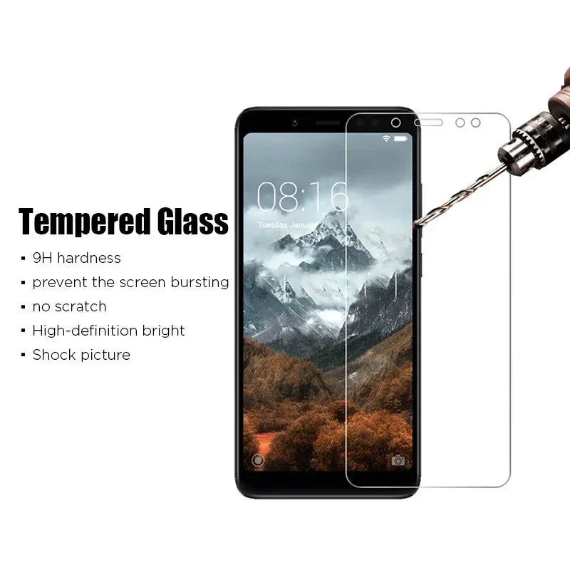 Redmi Note Series Tempered Glass Screen Protector - 9H Hardness 2-Pack Tidesmit