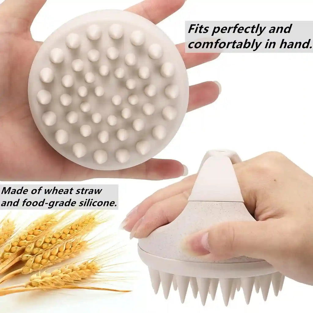 Scalp Massager Shampoo Brush Silicone Hair Scrubber | Tidesmit Massage Cushion Tidesmit