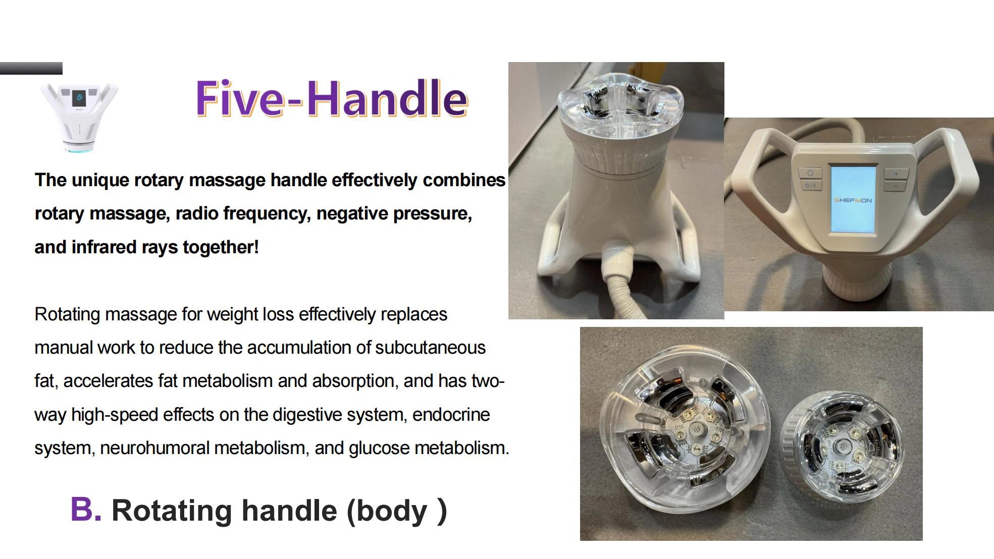 Body Shaping Massage Machine for Cellulite Reduction with Heat Therapy Body Shaping Massage Equipment Tidesmit