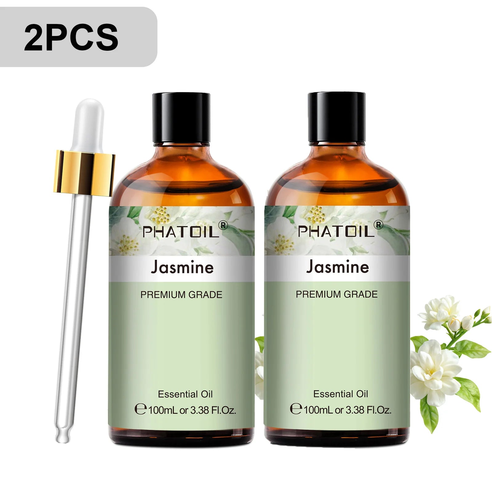 PHATOIL 100ml Premium Essential Oil Sandalwood Lavender Eucalyptus Peppermint Lemongrass Vanilla Aromatherapy Essential Oils