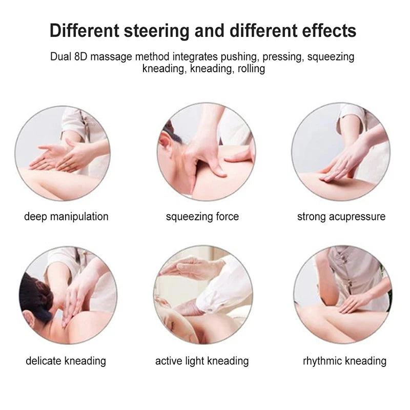Back Neck Massager with Infrared Heat - Deep Tissue Kneading Therapy Relaxation Treatment Tidesmit