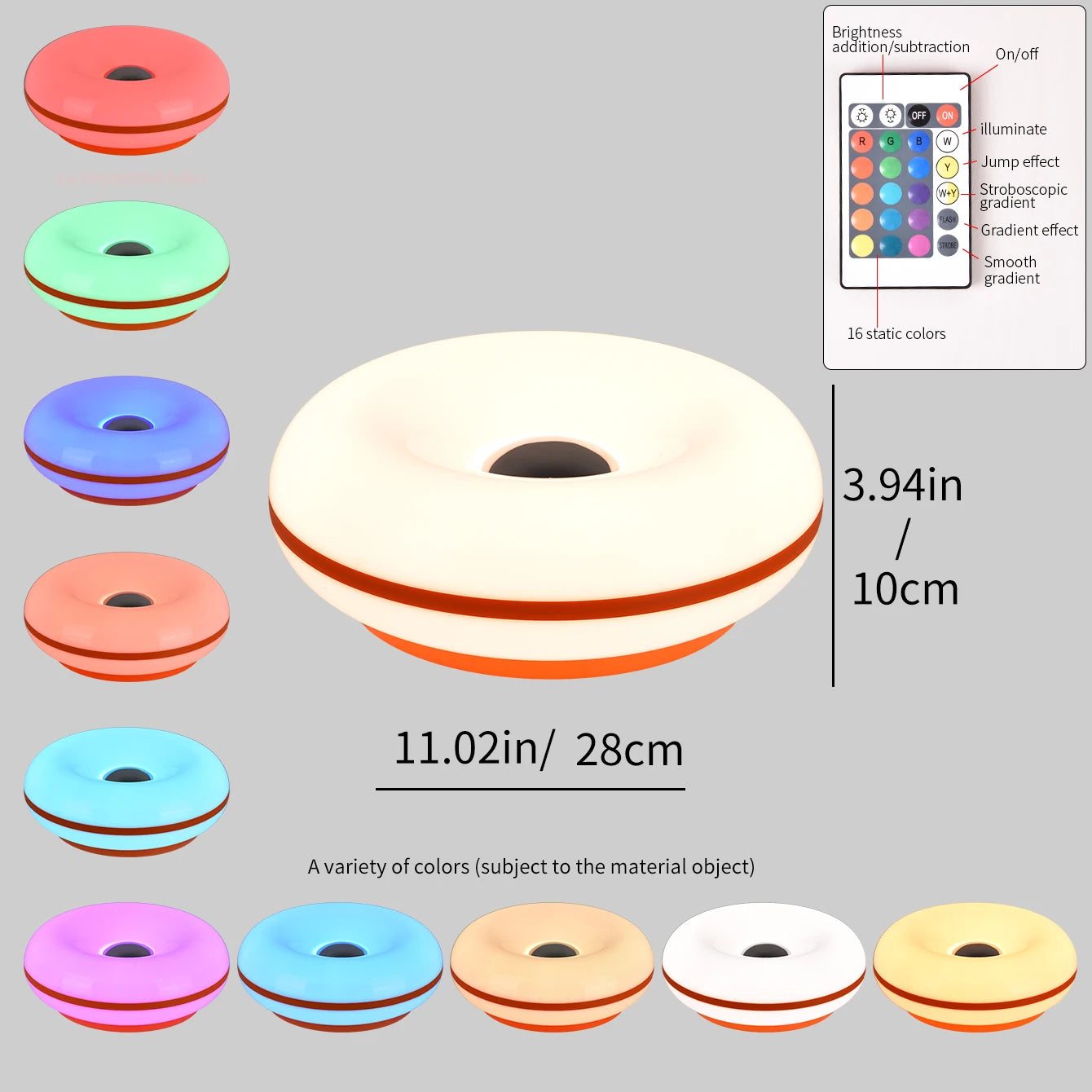 Bauhaus Ring Light: Minimalist Adjustable LED Table Lamp for Content TTQ RGB XB White Tidesmit