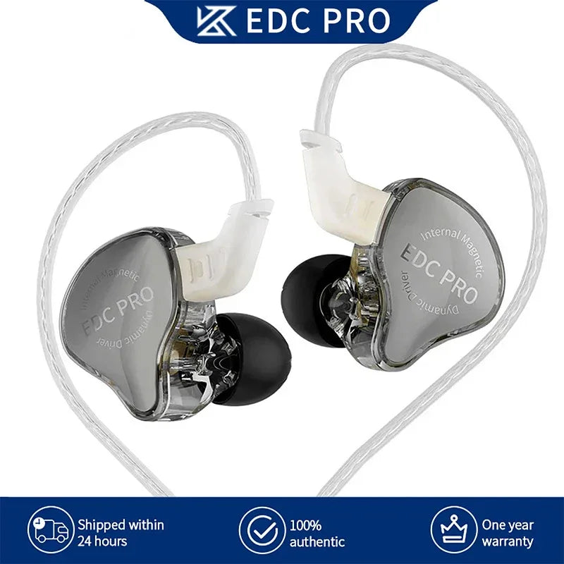 KZ EDC Pro HiFi In-Ear Monitor Wired Earphones by Tidesmit Tidesmit