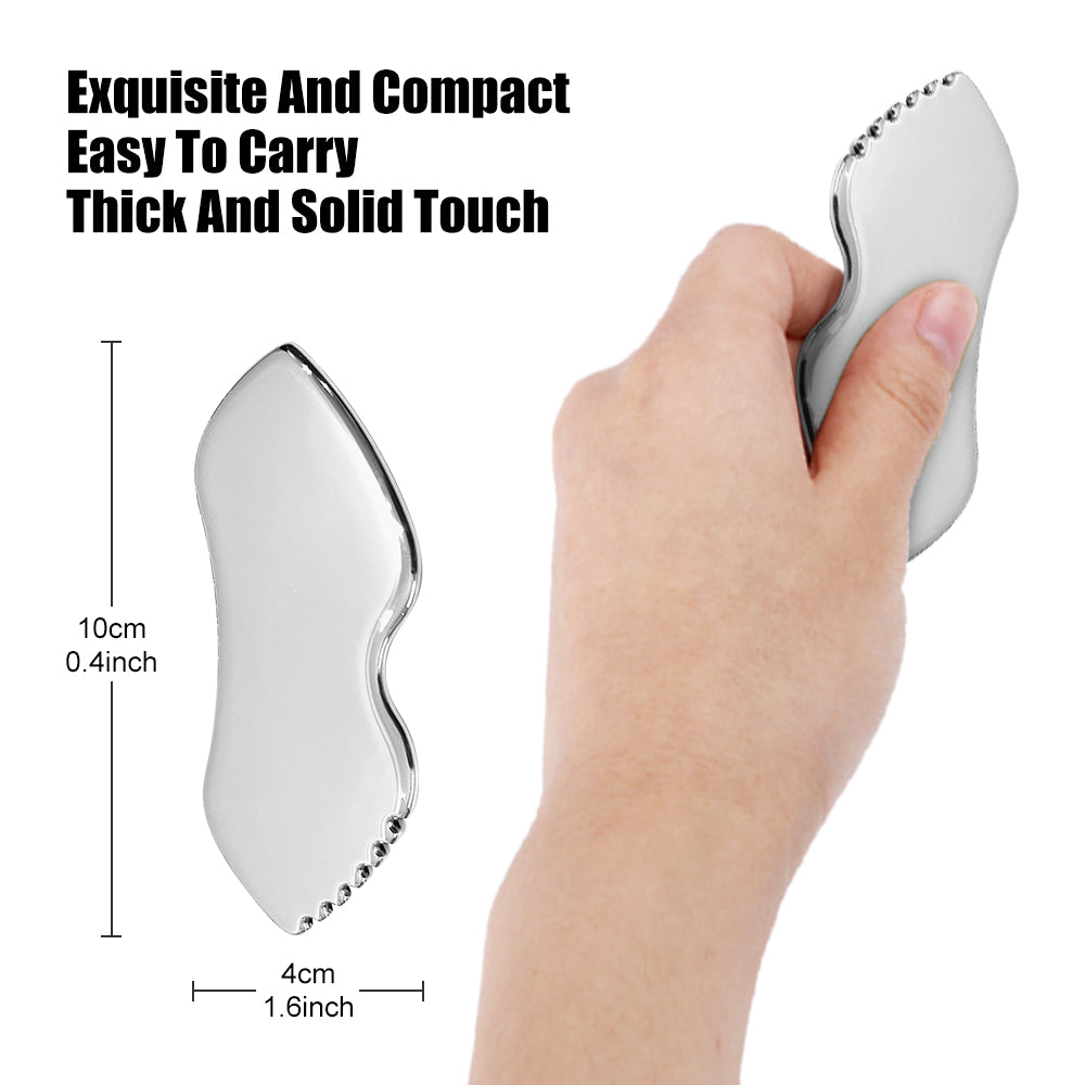 Stainless Steel Gua Sha Face Massager for Lymphatic Drainage Body Shaping Massage Equipment Tidesmit