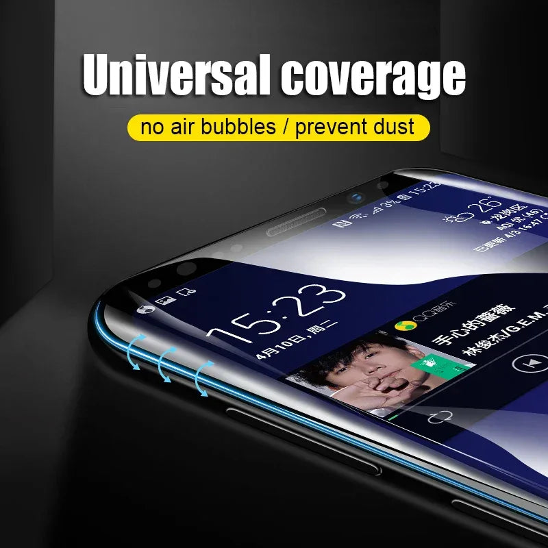 Samsung Galaxy Hydrogel Screen Protector 3-Pack - Case Friendly HD Film Tidesmit