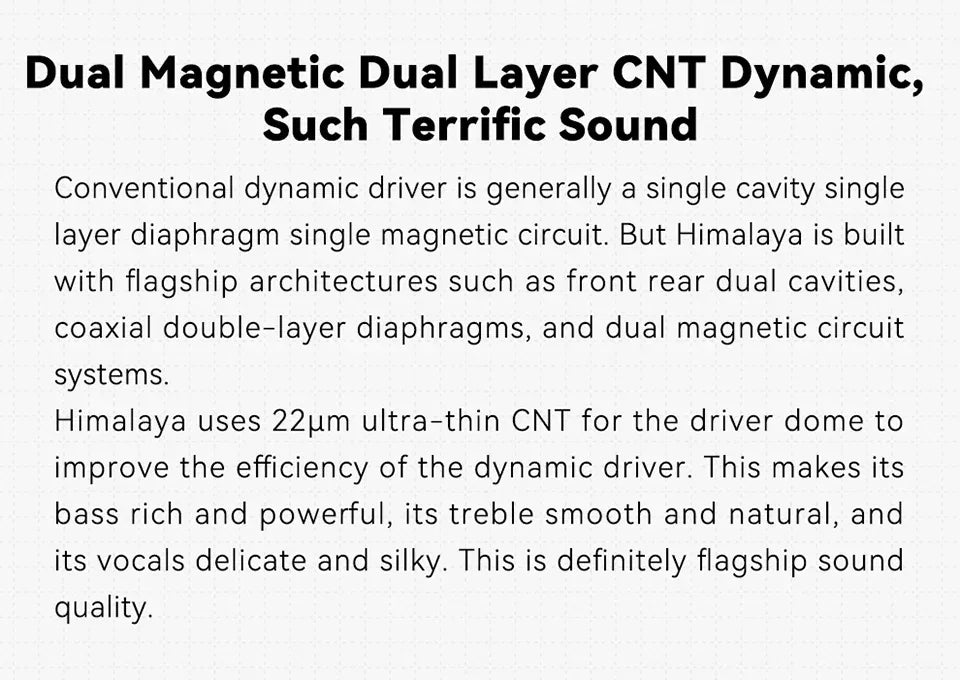 Himalaya Dual Dynamic HiFi In-Ear Monitors | Tidesmit IEM Tidesmit