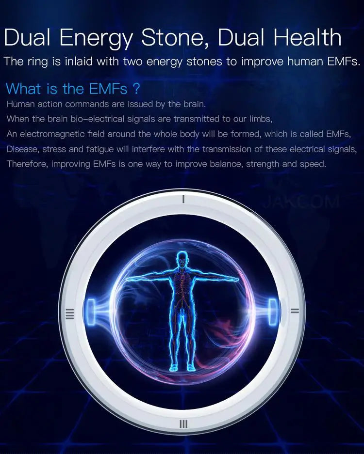 Smart Health Ring with NFC & Biometric Sensor | Tidesmit Tidesmit