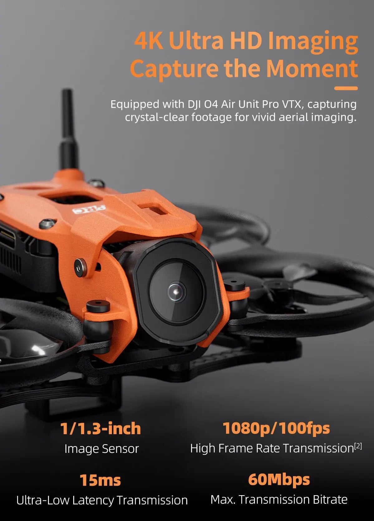 FPV Drone DarkStar16 O4 Pro 2S TinyWhoop ELRS 2.4G by Tidesmit Tidesmit