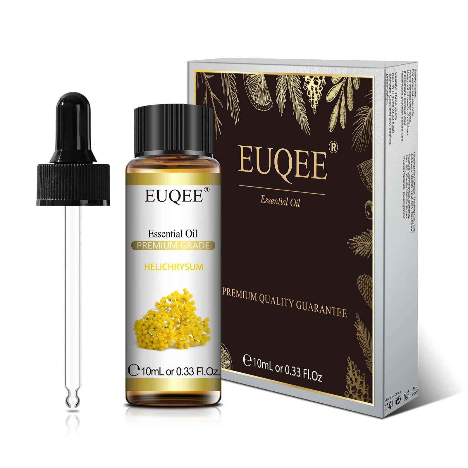 EUQEE Fragrance Essential Oil 10ml Floral Series Lavender Manuka Vanilla Rose Ylang Ylang Jasmine Geranium Chamomile Neroli Oil