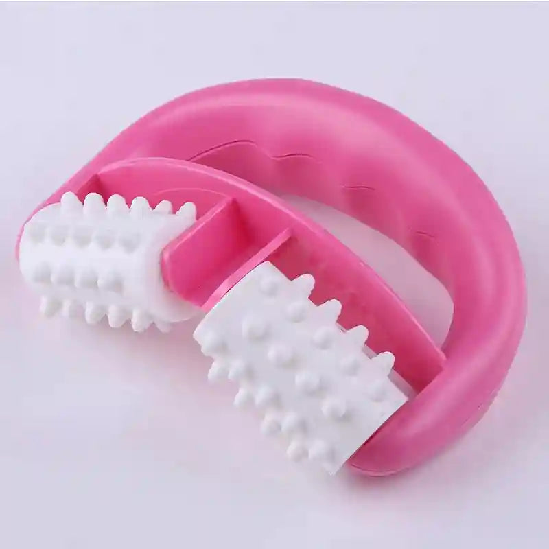 Anti Cellulite Massage Roller | Portable Handheld Deep Tissue Sculptor Massage Roller rose red Tidesmit