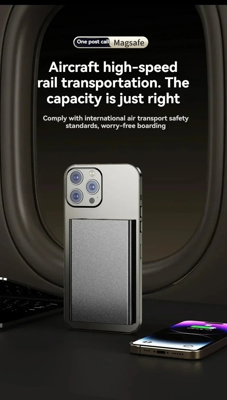 Magnetic Wireless Fast Charging Power Bank - 20000mAh Portable Battery Tidesmit