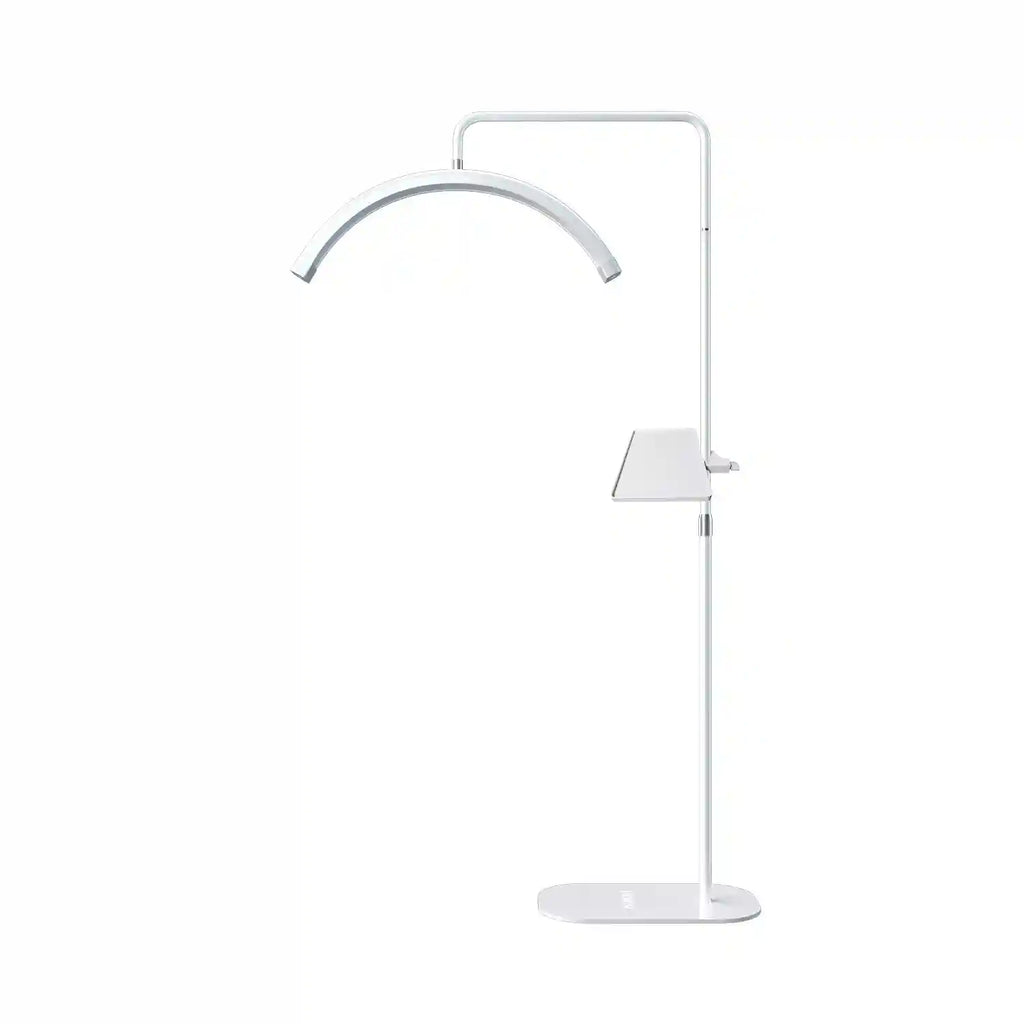 LED Half Moon Lash Light with Floor Stand | Professional Salon Lighting Tidesmit