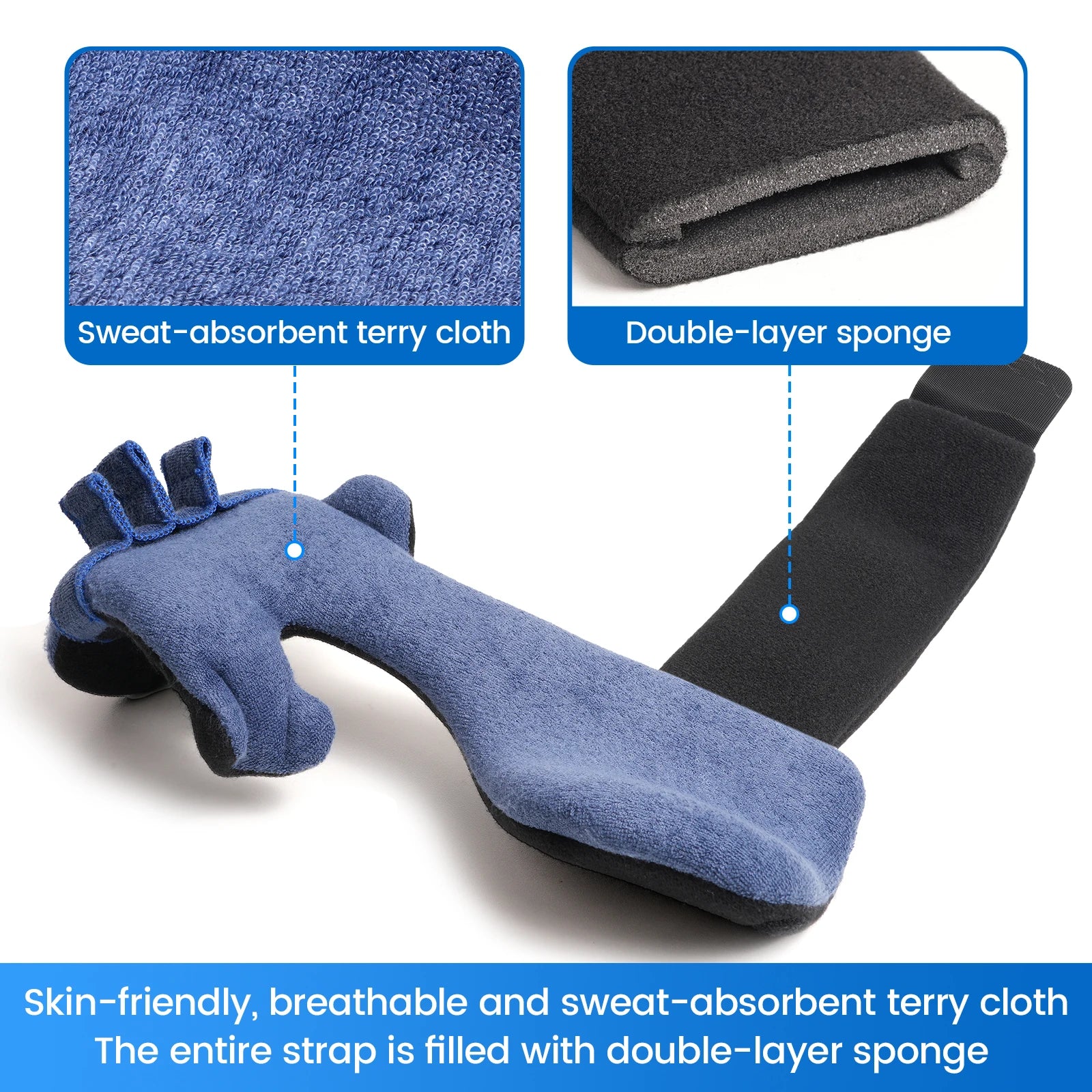 VELPEAU Hand Splint Adjustable for Carpal Tunnel Syndrome, Sprain and Arthritis, Wrist Brace Immobilizer Fixs Finger in Stroke