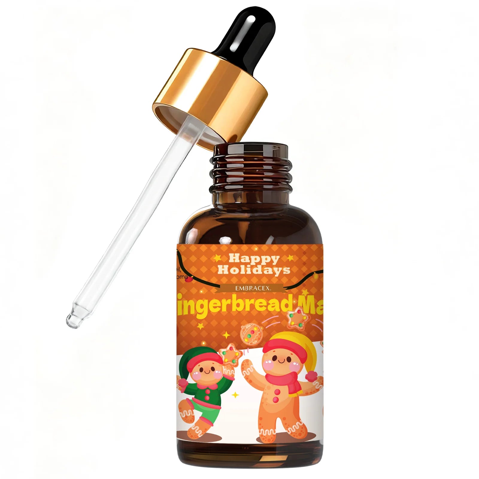 30ml Gingerbread Man Essential Oil Skincare Body massage oil diy projects Long Lasting sent Christmas Gift To Friends