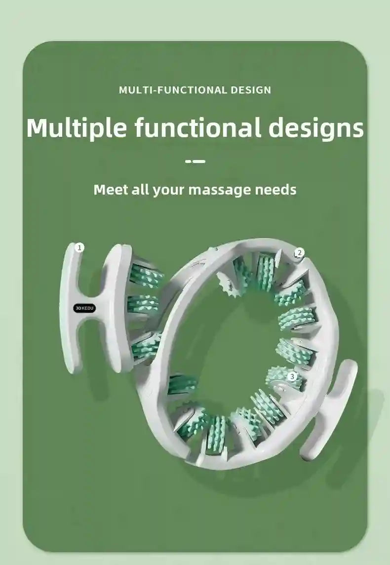 Massage Roller Ring for Full Body Muscle Relief - Tidesmit Rechargeable Massage Roller Tidesmit