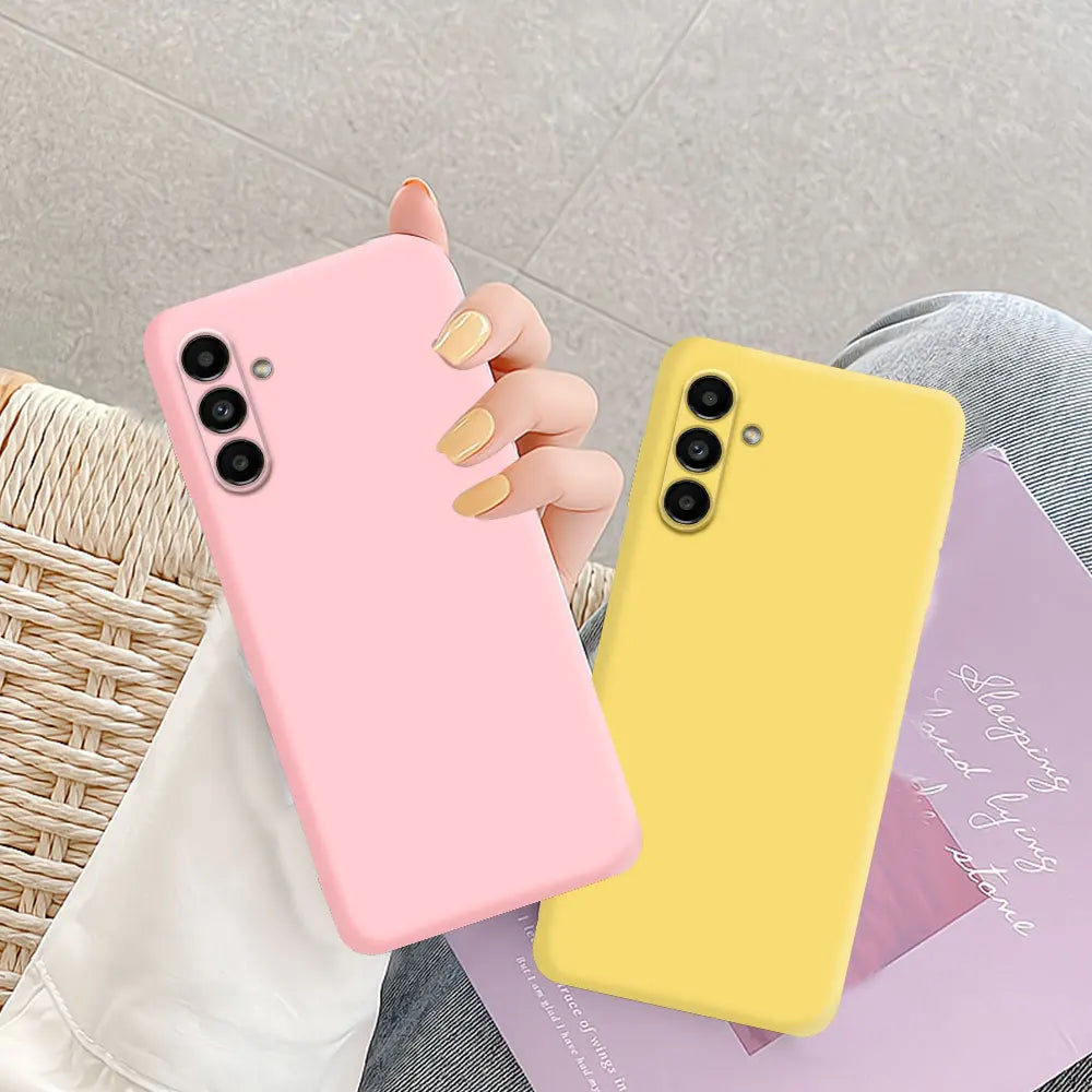 Samsung Galaxy A55 Silicone Case - Slim Shock-Absorbing Cover Tidesmit