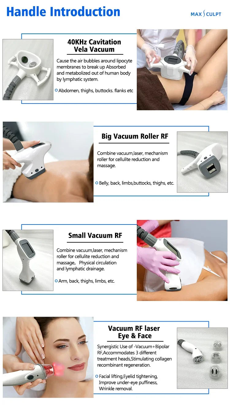 Vacuum Body Shaping Machine for Cellulite Reduction and Skin Lifting Body Shaping Massage Equipment Tidesmit