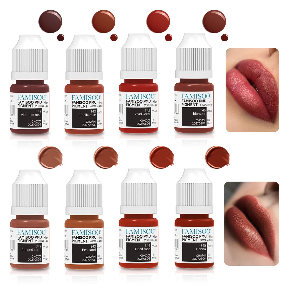 Lip Tattoo Ink – Long Lasting Microblading Pigment 5ml | Tidesmit Permanent Makeup Machines Tidesmit