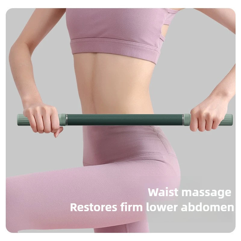 Fascia Massage Roller Stick for Deep Muscle Relief - Green/Purple Fascia Gun Tidesmit