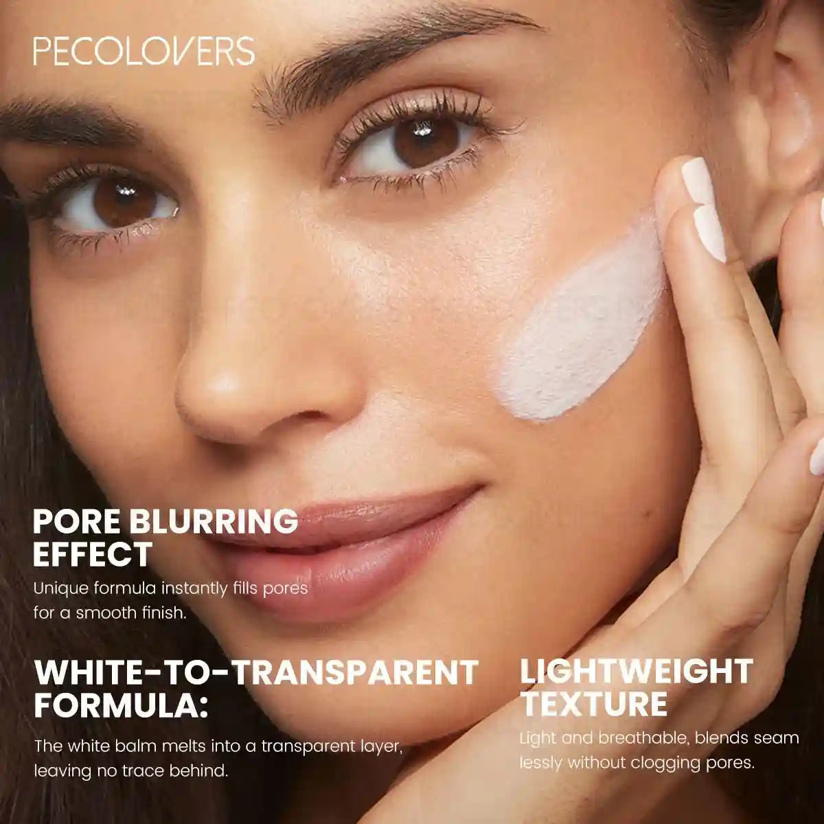 Tidesmit invisible pore primer and waterproof foundation stick texture close-up for smooth autumn winter makeup