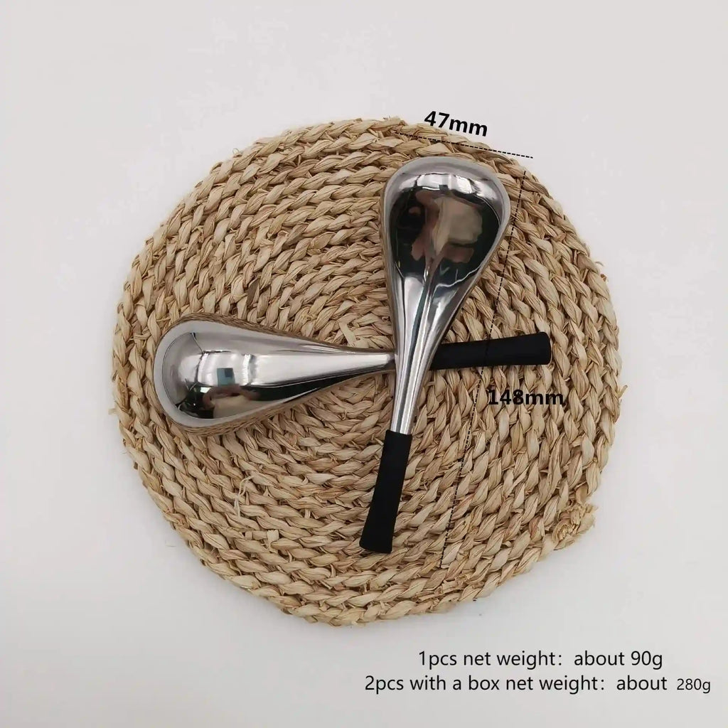 Stainless Steel Ice Globes for Face - Cold Therapy Cryo Sticks Eye Massage Instrument Tidesmit