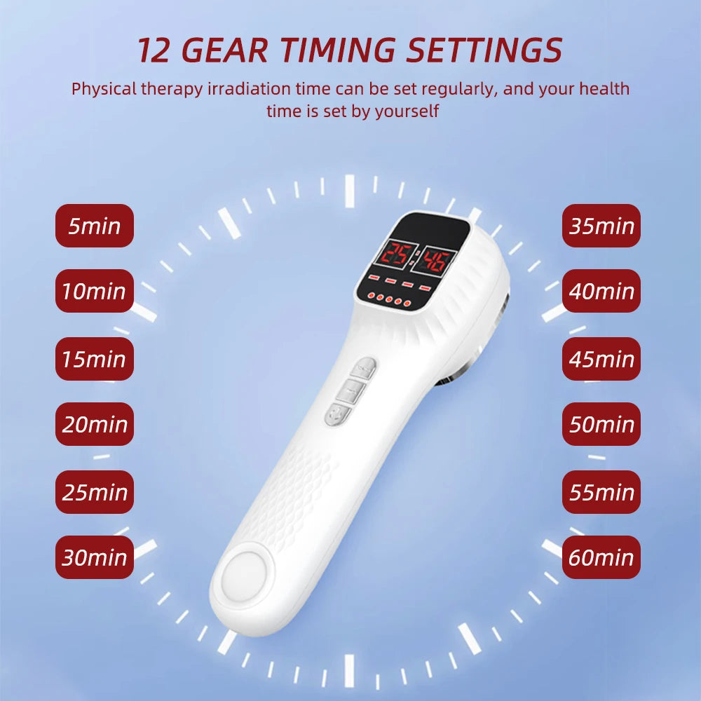 650nm+808nm Portable Face Body Red Light Infrared Beauty Device Skin Rejuvenation Muscle Joint Body Fatigue Relief Health Care