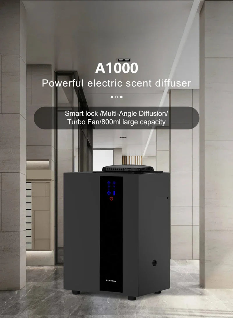 HVAC System Diffuser Smart 800ml Oil Fragrance Wifi App Pure Waterless Essential For Hotel Scent Air Machine A1000 4000CBM