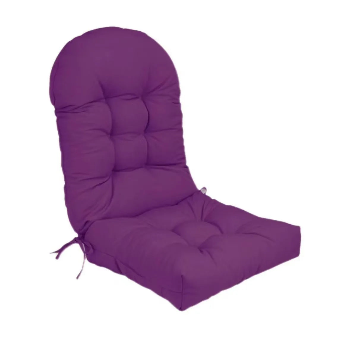 Rocking Chair Cushions, Indoor Outdoor Chair Cushion, Waterproof Fade Resistant High Back Patio Chair Pad with Non Slip Tufted