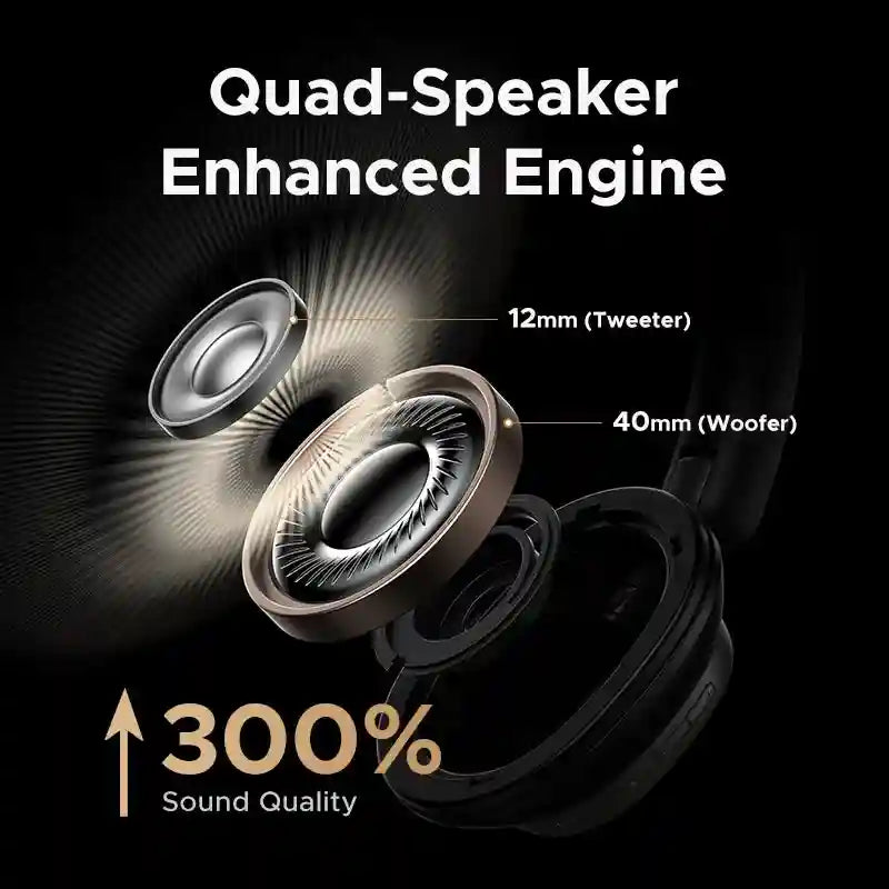 Wireless Headphones with Active Noise Cancellation | Studio Pro Series Tidesmit