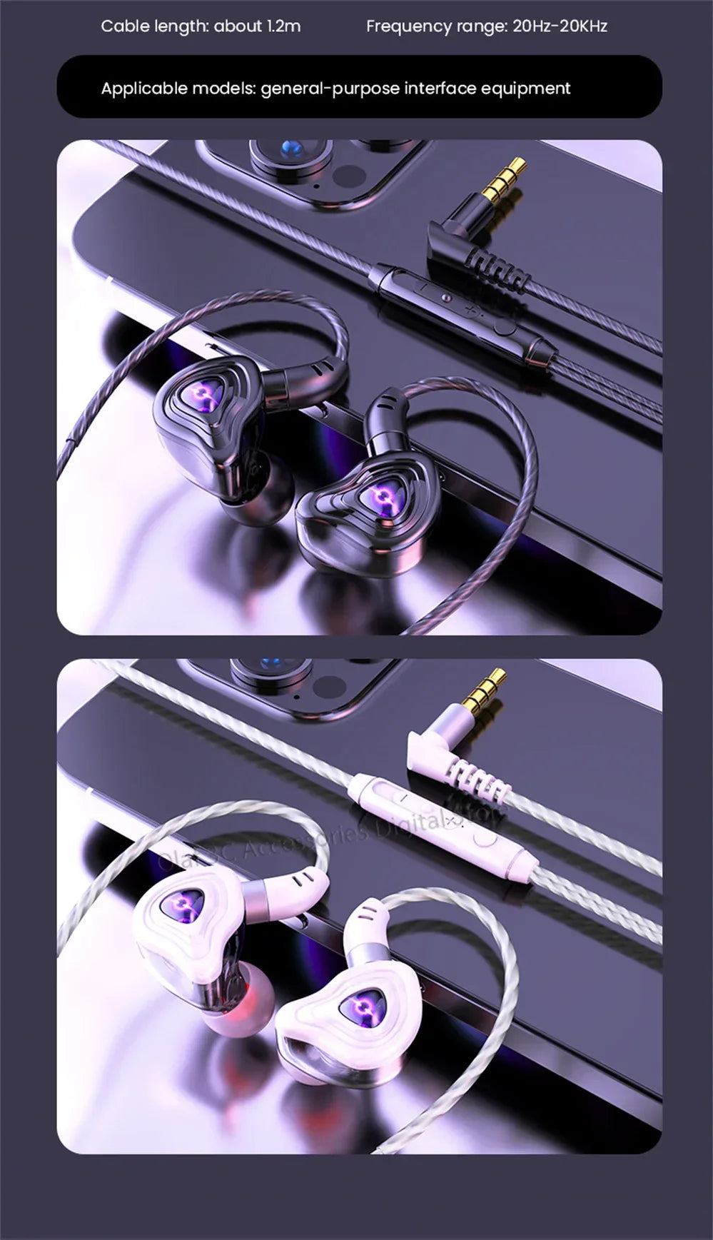 Tidesmit USB-C Wired Earbuds with 9D HiFi Stereo Bass - S16 Series Tidesmit