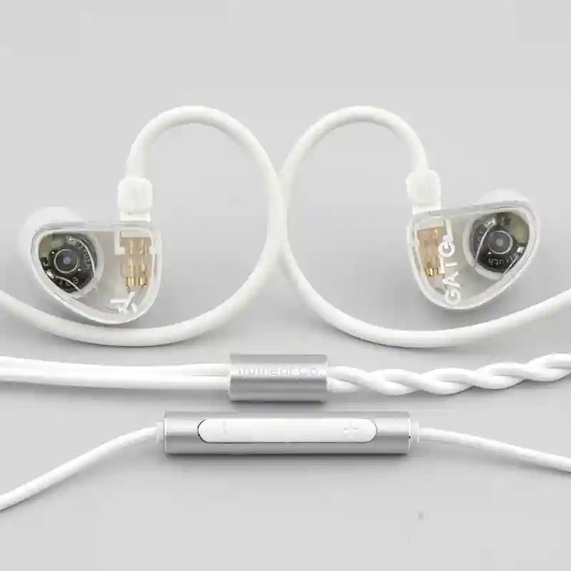 TRUTHEAR GATE In-Ear Gaming Earphones with Detachable 2-Pin Cable White mic Tidesmit