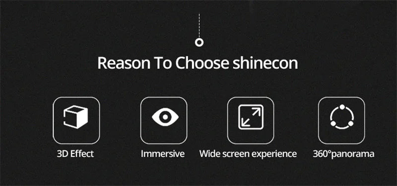 VR Headset for Smartphones | 3D Immersive Smart Glasses with Remote Options Tidesmit