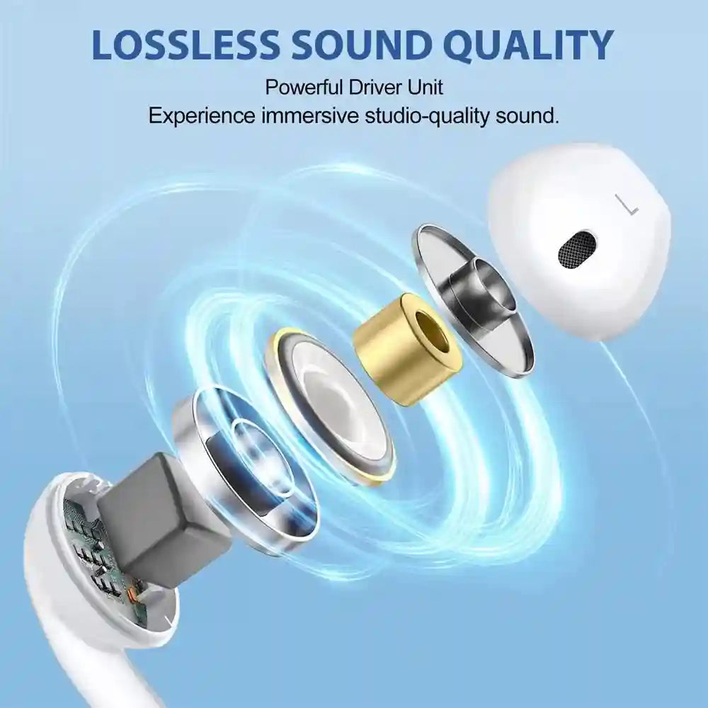 Wired Earphones for iPhone 14-7 - Noise Isolating In-Ear Audio Tidesmit