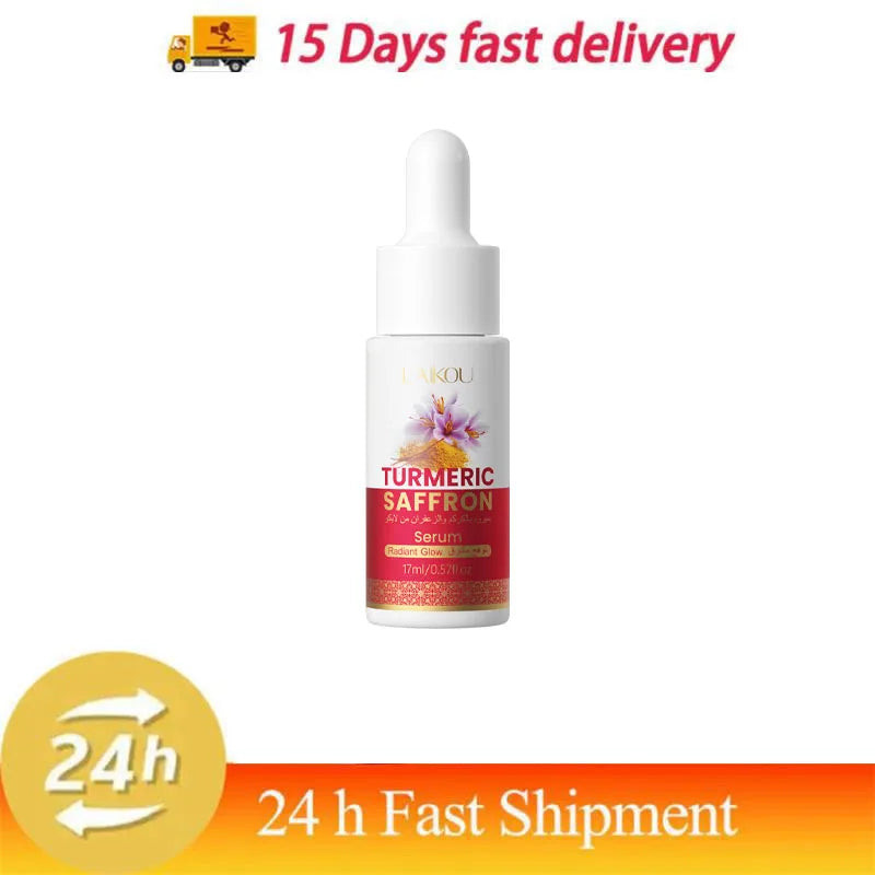 Turmeric Freckle Removing Whitening Essence Fade Pigmentation Melasma Dark Spots Corrector Repair Serum Korean Skin Care