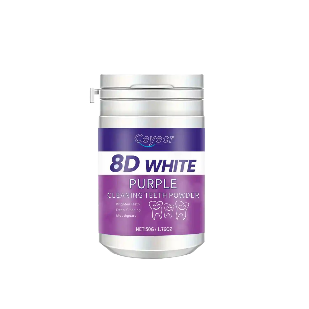 Tidesmit 8D white teeth whitening powder for deep cleaning and fresh breath dental care