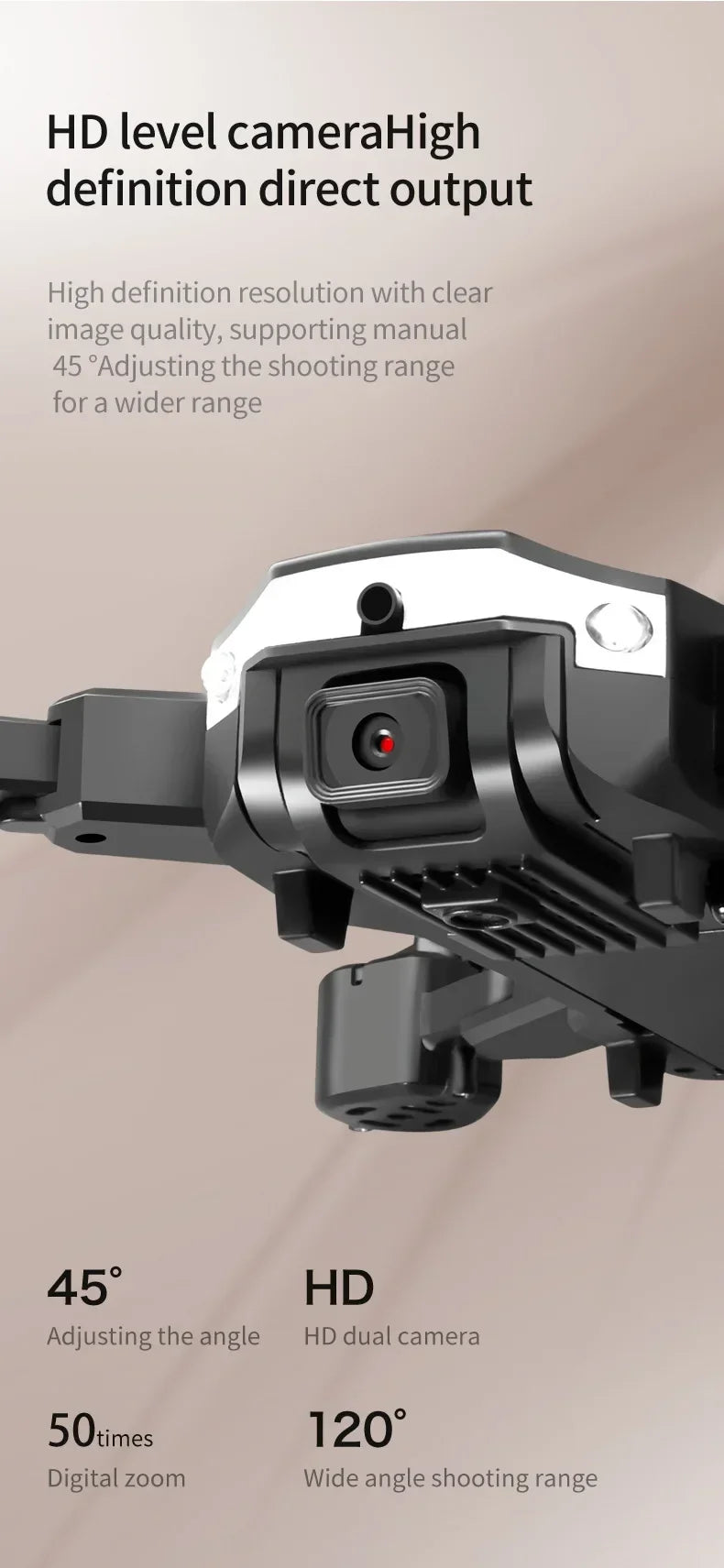 GPS Drone with 8K Dual Camera & Obstacle Avoidance - Foldable Design Tidesmit