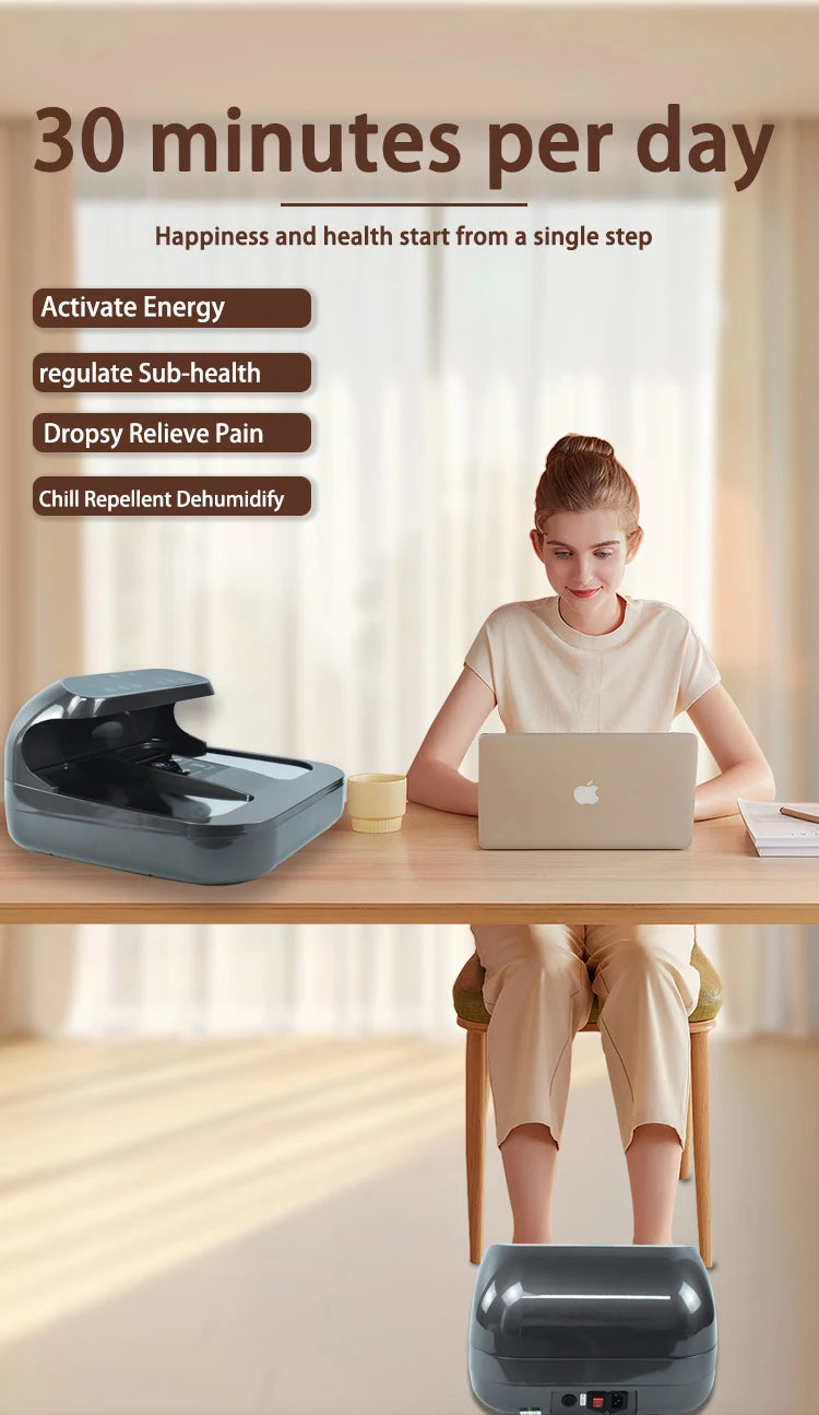 Terahertz Foot Massager: Light Wave Therapy Device for Pain Relief Relaxation Treatment Tidesmit