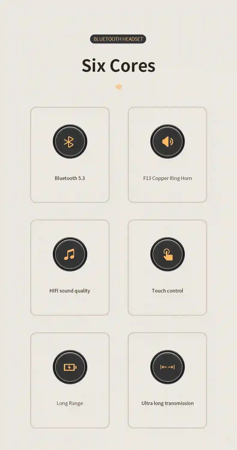 Tidesmit Wireless Bluetooth Earbuds - Waterproof Sport Headphones Black Tidesmit