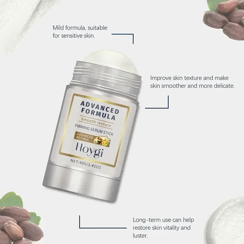 Tidesmit Retinol and Hyaluronic Acid anti-aging balm texture close-up for firming and pore tightening face care