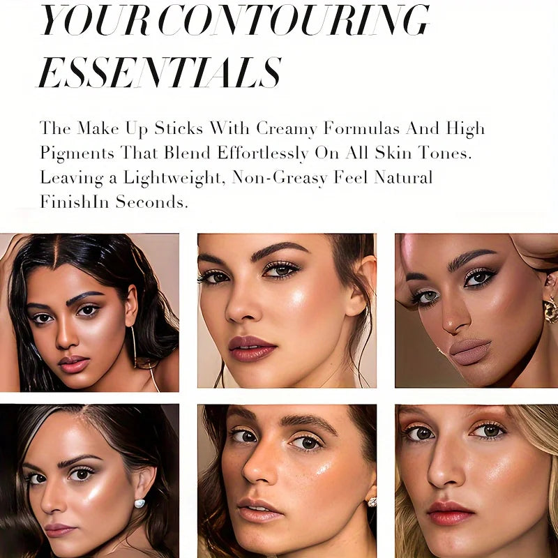 Tidesmit 2026 2-color liquid contouring palette showing waterproof matte V-face shaping texture close-up