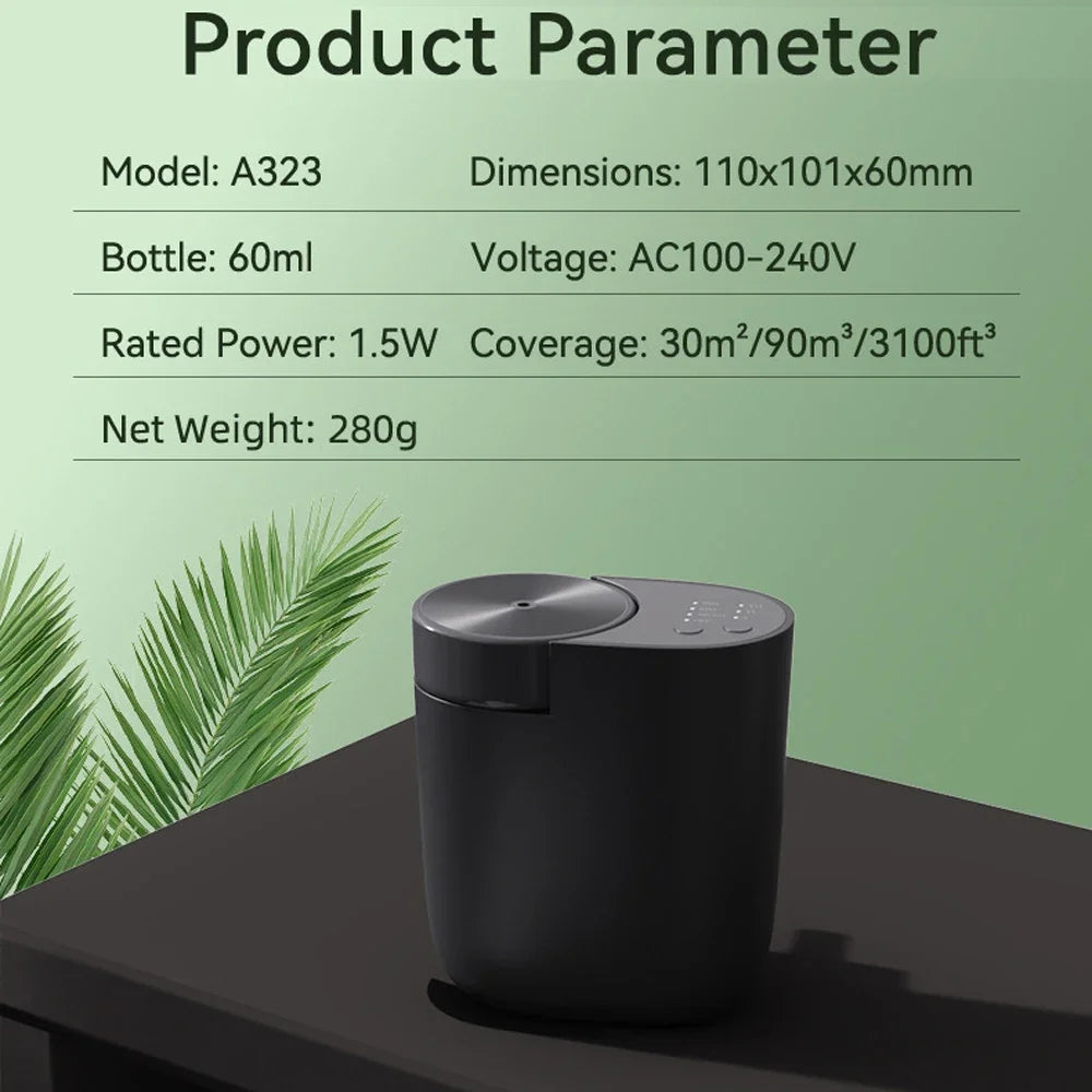 Smart Bluetooth Wall Plug in Waterless Essential Oil Aroma Diffuser Air Freshener Bluetooth Aromatherapy Nebulizer Diffuser