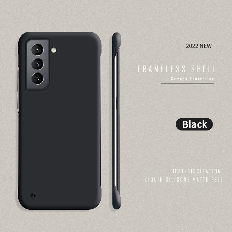 Samsung Galaxy S23 Slim Hard Frameless Case - Matte Shock-Absorbing Cover Tidesmit