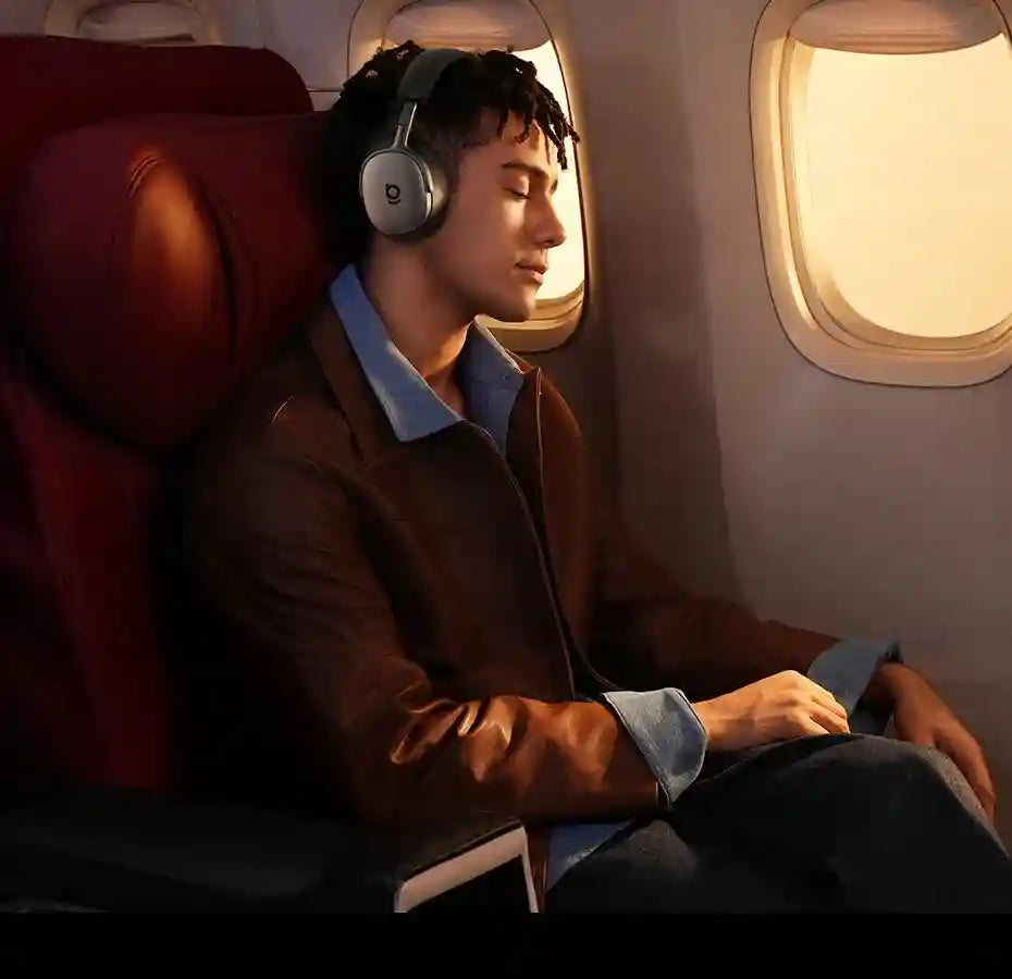 Wireless Noise Cancelling Headphones: 100Hr Playtime - Over-Ear ANC Tidesmit