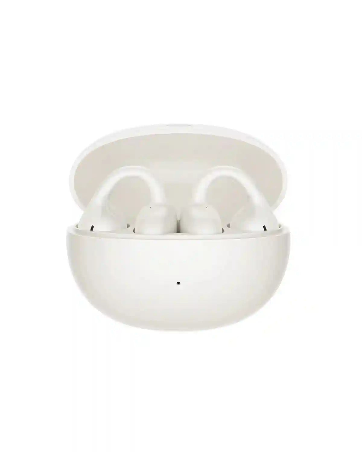 Tidesmit Open Ear Wireless Earbuds – Secure Clip-On Sports Headphones White Tidesmit