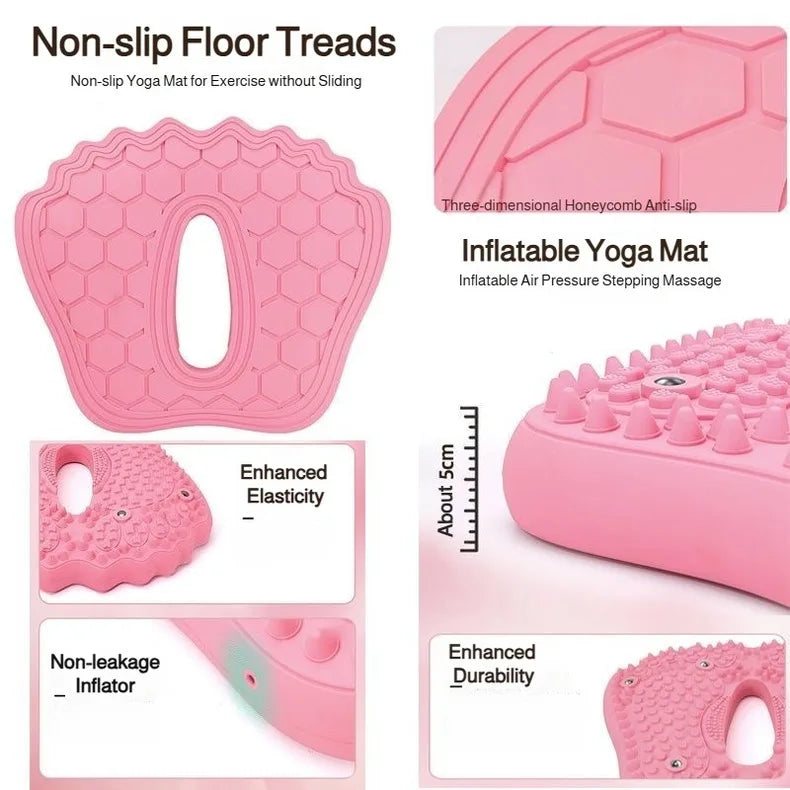 Acupressure Foot Mat: Inflatable Reflexology Pad for Home Relaxation Relaxation Treatment Tidesmit