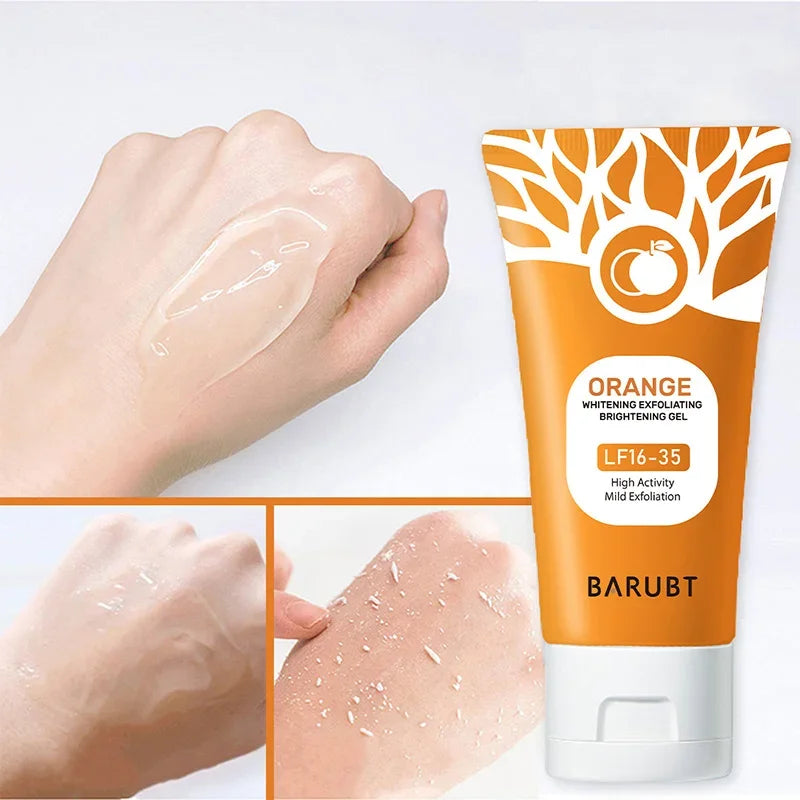 Orange Exfoliating Gel 50g | Gentle Face & Body Scrub for Smooth Skin Scrubs Treatments Tidesmit