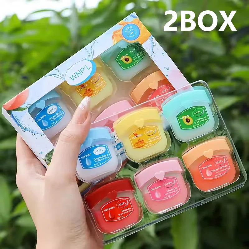 Fruit Lip Balm Set: Moisturizing Lip Treatment for Dry, Cracked Skin Lip Care B-2box 1 Tidesmit
