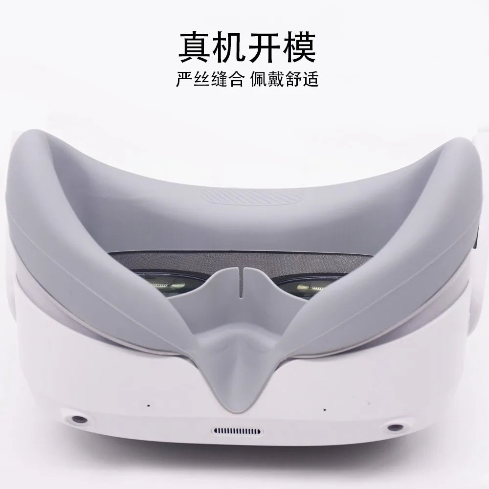 Pico 4 Ultra Silicone Facial Interface - Ergonomic Light Leakage Guard Tidesmit
