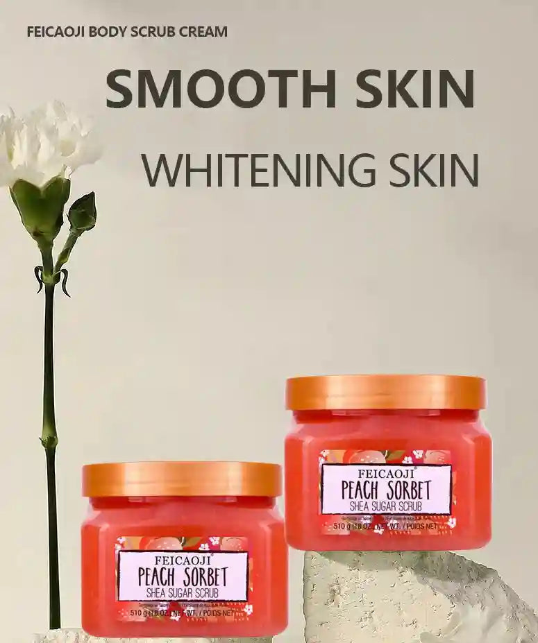 Shea Sugar Body Scrub Exfoliant - Natural Smoothing Treatment Scrubs Treatments Tidesmit